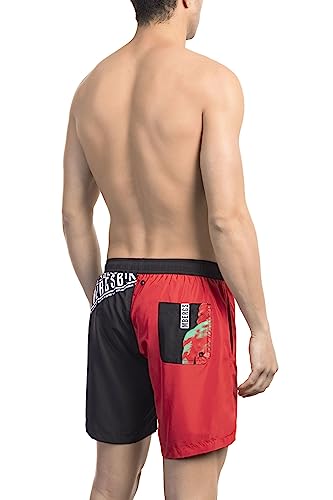 Swimwear XXL Bikkembergs red maillot de bain confortable en polyester