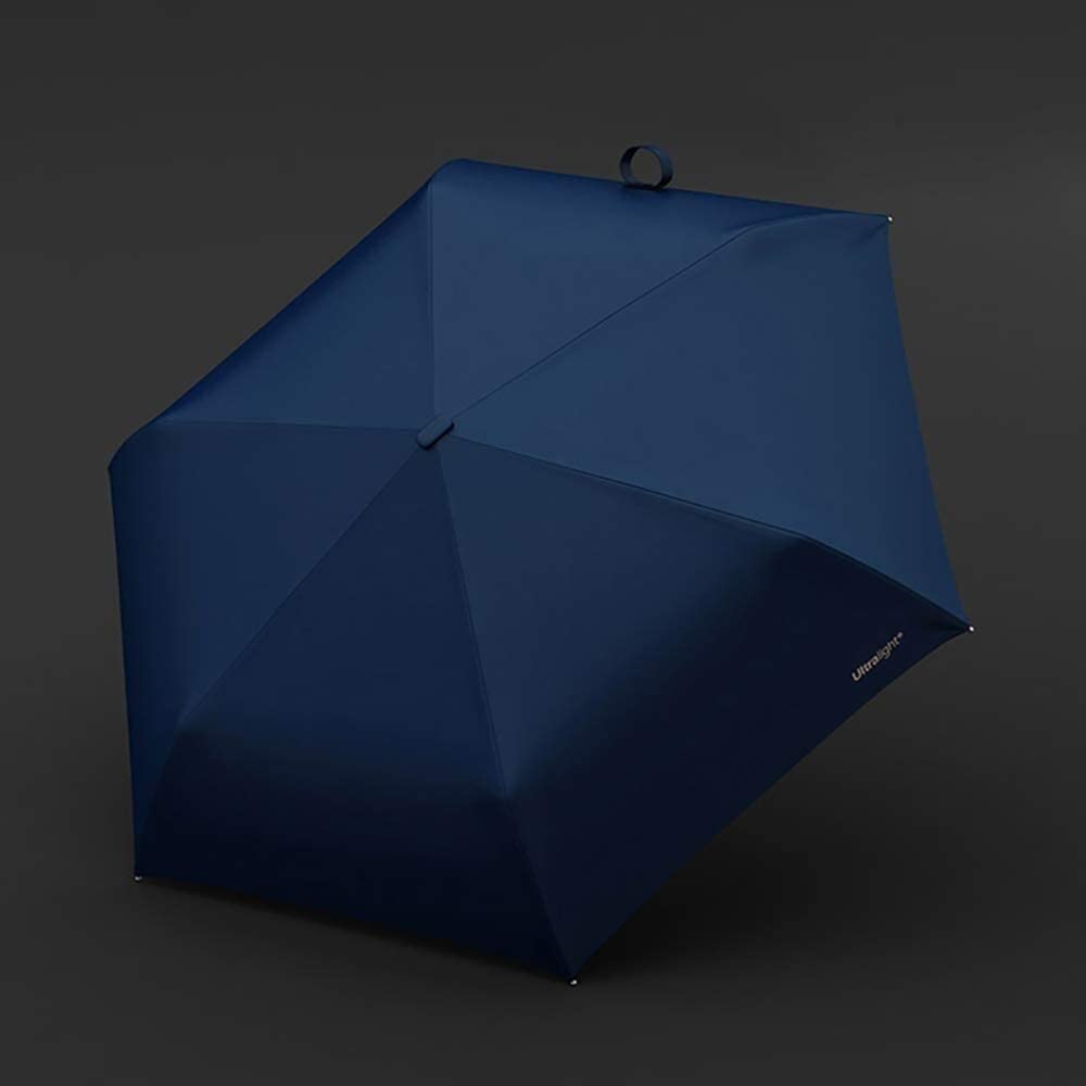 Paraguas para Lluvia Paraguas Plano Automático Paraguas Lluvia Mujer Ultraligero Viaje Paraguas Parasol Anti UV Paraguas Plegable Portátil 6 Costillas Sombrilla Paraguas De Viaje Paraguas