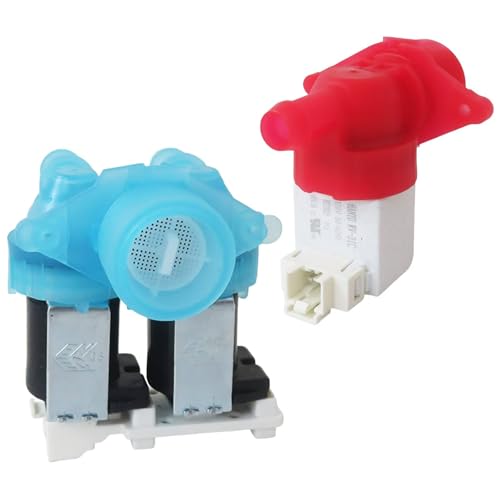 Misimain Upgraded Replacement Water Valve Set W11688994 W11688995 for Maytag Whirlpool WFW6620HC/HW Series