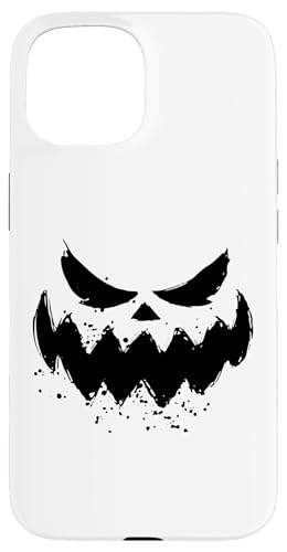 Carcasa para iPhone 15 Calabaza Jack O Linterna Cara Jackolantern