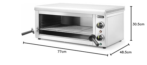 HENDI Salamander, Elektrogrill, Elektro-lift, Einfache Wandmontage, GN 1/1, 220-240, 2850W, Edelstahl