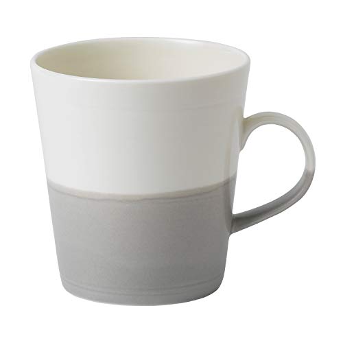 Royal Doulton 40032916 Studio de café Grande tasse en porcelaine Gris 500 Millilitres, Porcelaine, multicolore, 500 Millilitres
