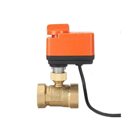 Vanne à bille motorisée 1/2" DC12V en laiton 3 fils 2 commandes - 4