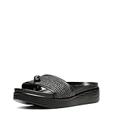 Donald Pliner Women's Casual Slide Sandal, Black-Raffia, 7