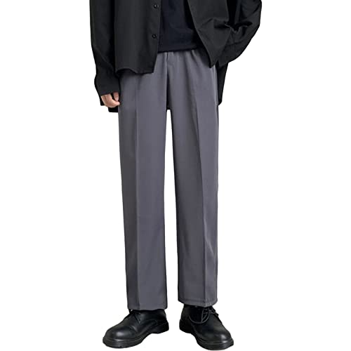 Pantalones de vestir holgados y cómodos para hombre DGHM-JLMY miniatura 1