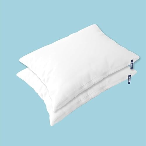 The Sleep Company Smart Adjustable Plush Pillow|Super Soft & Fluffy| White, Pack of 2,Microfiber