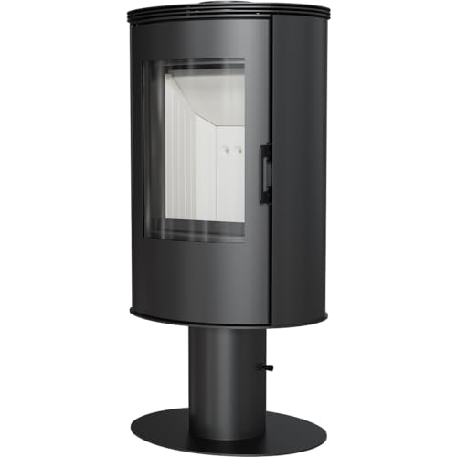 KRATKI Kaminofen 8 AB auf Fuß Heizofen Kamin Stahl BImSchV Stufe 2