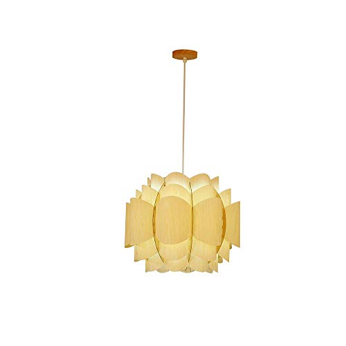 Plafonnier style chinois en bois pour villa et restaurant