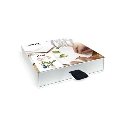 CERNIT CEKIT002C - Kit initiation pâte polymère - Mini plantes