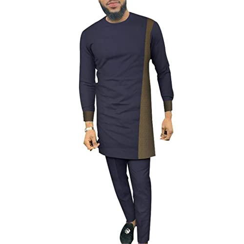 Vêtements africains hommes grande taille résolvant le confort en Bazin Riche 4XL