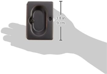 Premium Quality Mid-Century Pocket Door Passage Set in Oil-Rubbed Bronze image 3