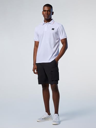 Polo North Sails Logo 692482 en maille de coton à manches courtes taille M