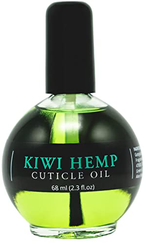 Ellie Chase Moisturizing Cuticle & Nail Care Oil 2.3 Fl Oz - Kiwi Hemp Scented â€“ Infused with Jojoba Oil, Aloe, Vitamin E â€“ Nail & Cuticle Hydration, Repair, Moisturizer, Strengthener, Growth