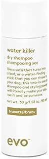 EVO Water Killer Dry Shampoo Brunette - Absorbs Oil to Refresh Hair, Brunette Pigment that Blends Tones, Styling Spray - Travel Size, 50ml / 1.7fl.oz