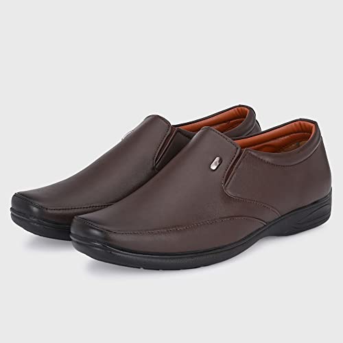 Image of Centrino Mens Uniform Dress Shoe |Formal Shoes | Slip-on Moccasin Shoes | Provide Comfort & Stylish | Perfect for Formal Wear, Business Casual, and Parties(20292)