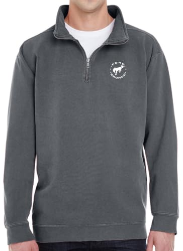 Men's Ford Bronco Circle Logo Quarter-Zip Soft-Washed Sweatshirt