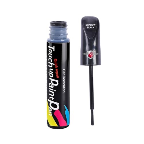 Image of Shadow Securitronics Car Scratch Remover Touch Up Paint Pen | 2 in 1 Automotive Repair Pen for Minor & Deep Scratches | Glossy Finish Car Paint Scratch Repair Tool for Car & Bike | Black | 12 ml | 1X