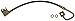 Dorman H620934 Front Driver Side Brake Hydraulic Hose Compatible with Select Jeep Models