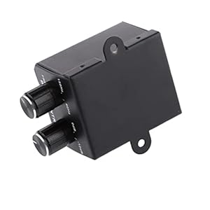 Baoblaze SGC200 Car Audio Subwoofer Bass RCA Level Knop Controle Volumeplaat