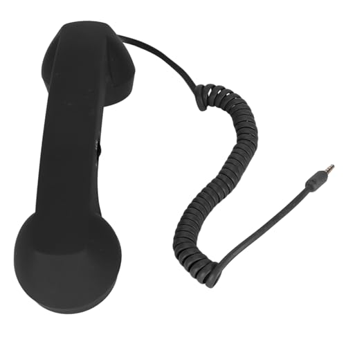 Culnflun Handy -Handy -Mobilteil USB C Strahlungsnachweis Vintage Telefon Handy mit 3,5 mm Sockel für Smartphone -Retro -Stecker im Stil von ABS -Material (Black 7330F3852)
