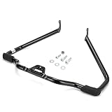 MoKitDora Softail Engine Guard Highway Rail Mustache Crash Bar 1.25" Fat for Harley Softail Fat Boy