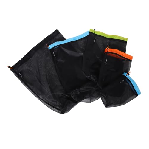 FOYTOKI Versatile Travel Duffle Bag Fleece Liner Compression Sack Drawstring Storage Bag for Camping Gear