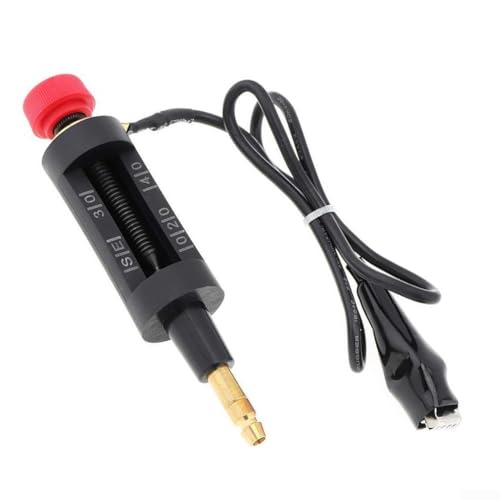 Yuanpgky Tester di accensione in linea per strumento diagnostico bobina motore, adatto per motori con regolabile - compatibile con cavi scintilla, cavo da 70 cm,