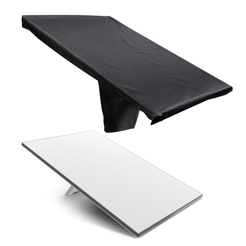 For Starlink Gen 3 Covers with Zipper and Storage Bag, Outdoor Waterproof Dustproof Protective Covers Fits Starlink V3, Wind-Resistant, Sunlight-Resistant, Snow-Resistant, Black