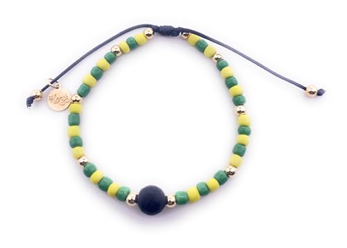 Babalawo Ide of Orula Bracelet with Natural Azabache Perfect Duo for Santeria Religion Yoruba for Woman and Men4