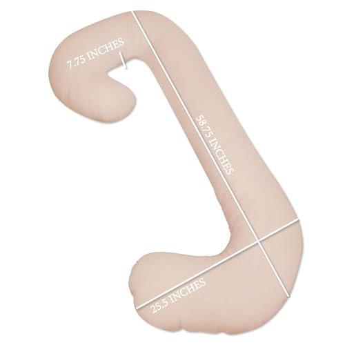 Leachco, Inc 14248 Leachco Snoogle® Supreme │ Total Body Pregnancy/Maternity Pillow │ cover