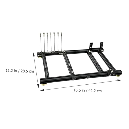 Gabinete Abierto POPETPOP para PC ATX con Protección GPU y Enfriamiento Mejorado Negro miniatura 2