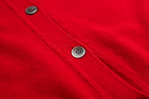 Image of EURKEA Women's V Neck 100% Cashmere Cardigan Sweater, Pullover Winter Top for Women, Gifts Ready