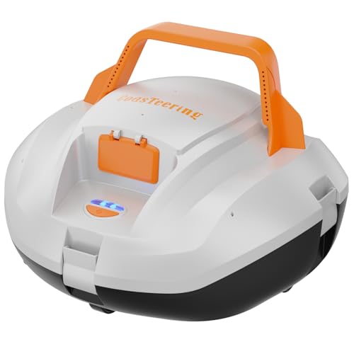 CoasTeering Planet Robot Limpiafondos Piscina, White