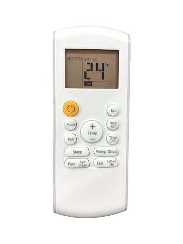 Image of Upix AC Remote No. 184B (with Backlight), Compatible /Replacement for Samsung AC Remote Control (Exactly Same Remote Will Only Work)