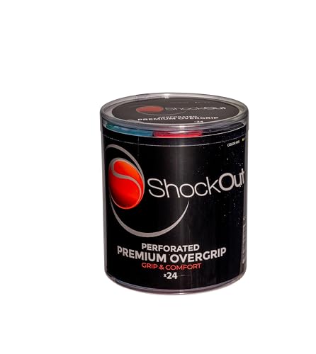 Overgrips Shockout x24 premium multicolor perforado contre la transpiration
