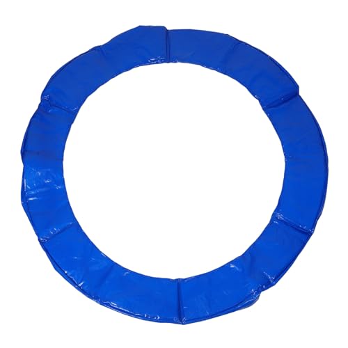 Tapis de protection pour trampoline rond bleu en PE Angoily