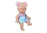 vestido blanco para gorditas  Muñeca Gordita Blanca con Vestidos Surtidos 34 cm