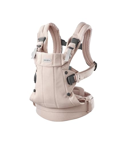Babybjörn Marsupio Harmony, Tessuto Mélange, Rosa Chiaro