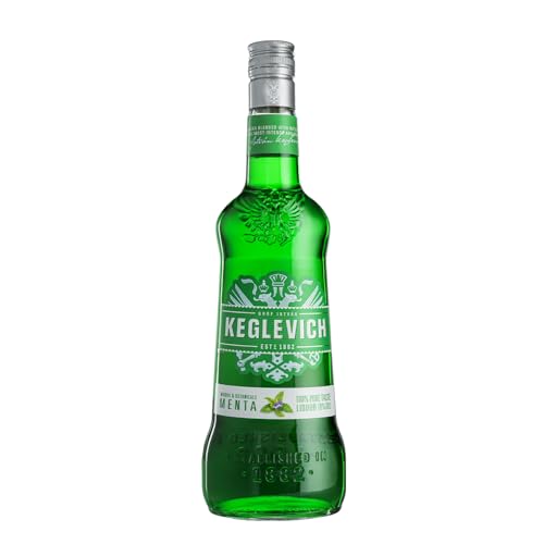 Keglevich, Vodka alla Menta, Senza Coloranti e Senza Aromi Artificiali - Bottiglia da 700 ml