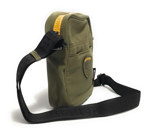 Borsa uomo Blauer a tracolla bicolore robuste bleu et vert militaire