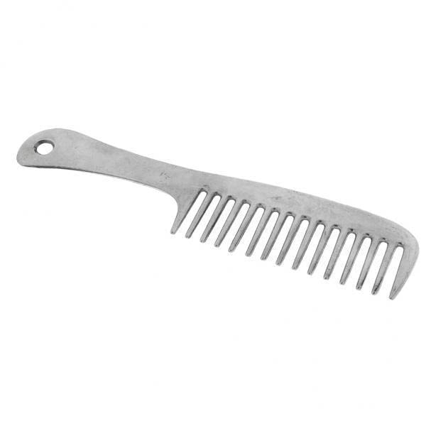SAZ DEKOR 2xStainless Steel Polished Horse Pony Grooming Comb Tool Currycomb Rustless-image-47