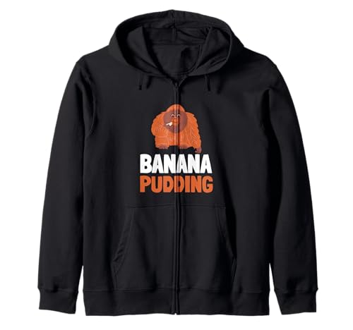 Pudín de plátano Pan de plátano Fruta Postre Cocinar Sudadera con Capucha