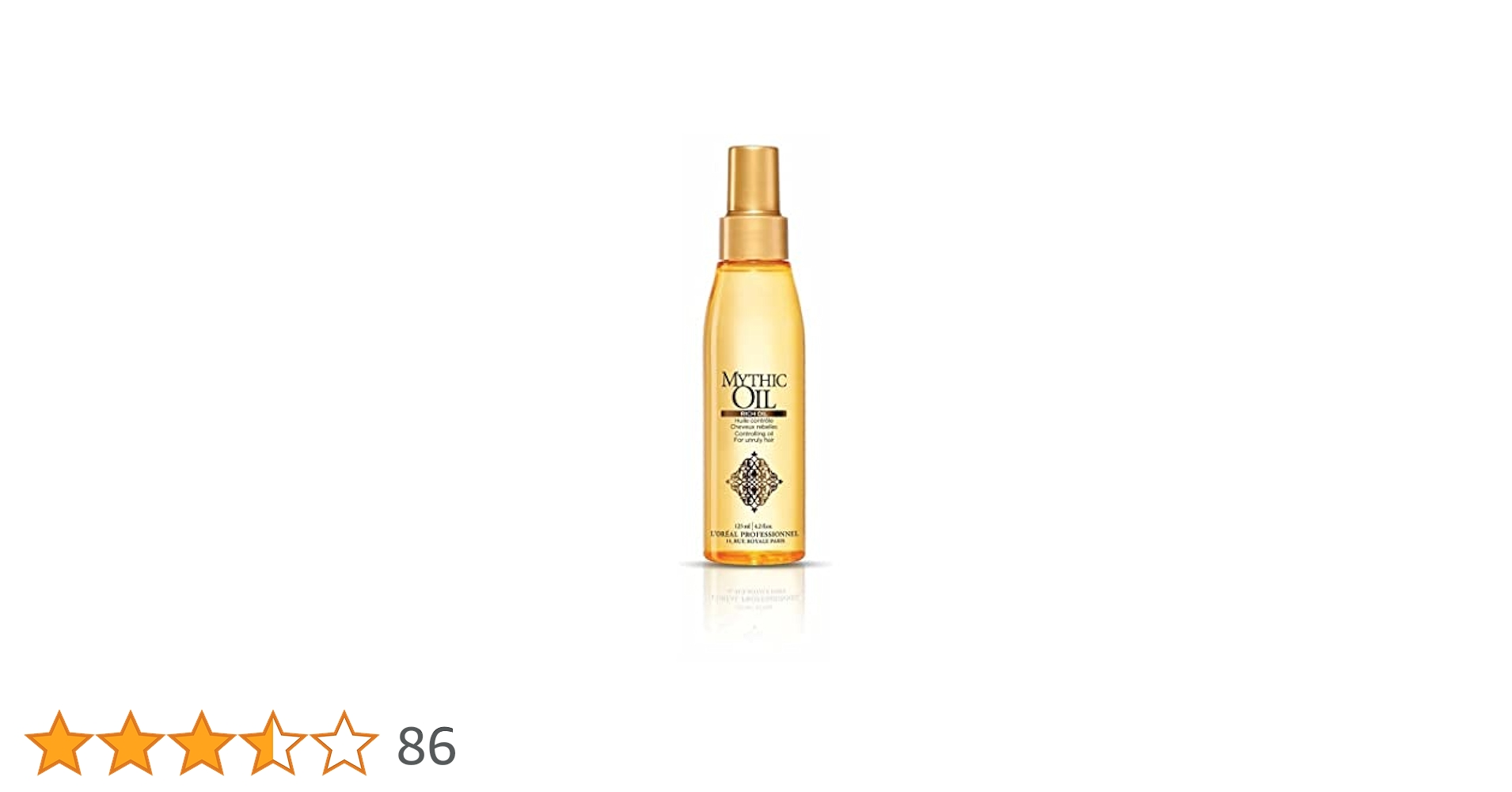 Amazon | ロレアル ミシックオイル リッチオイル 125ml | L
