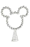  Mickey Mouse - Adorno para árbol de Navidad (plata)