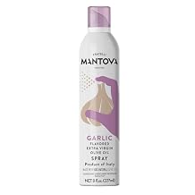 Mantova Garlic Flavored Extra Virgin Olive Oil Spray, 8 Fl Oz