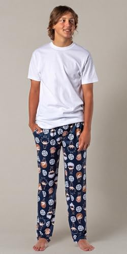Bioworld Jujutsu Kaisen Men's Chibi Sorcerers School Logo Allover Print Lounge Pajama Pants3