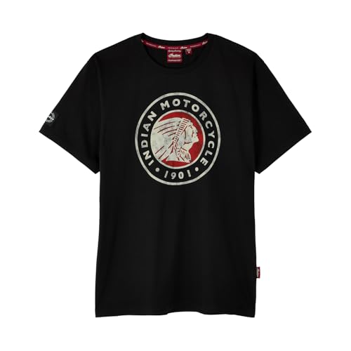 Indian Motorcycle Mens Headress Icon T-Shirt Black - 2865601 Black XL