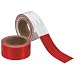 Safe Way Traction 2" x 12' Roll 3M 983 Series Diamond Grade Conspicuity Trailer DOT-C2 Reflective Safety Tape 11" Red & 7" White Pattern 983-32