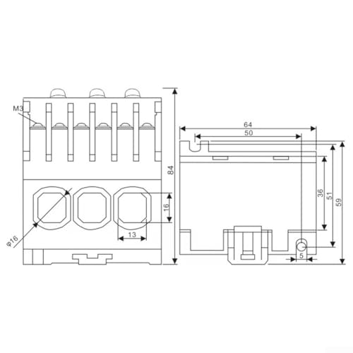 Relé de protección de corriente SOPR-3DE 220V con pantalla LED para motor 2