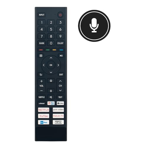 VINABTY Replaced Remote Control Voice ERF3C80H Fit for HISENSE TV ERF3C80 (0012) QLED UHD 4K 65E78HQ - Image 2